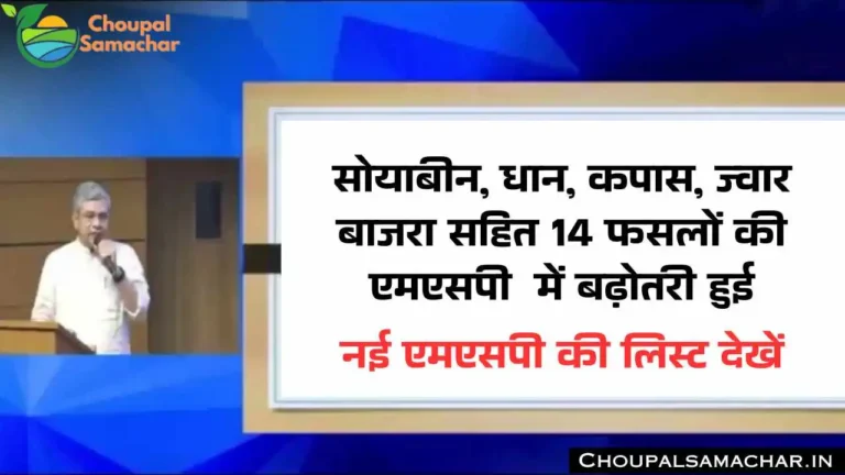 Kharif Crop MSP List